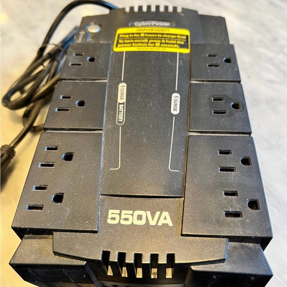 550VA Black Power Supply Unit